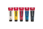 Kreativa spel - Bruynzeel Amsterdam Standard Series Acrylic Paint Primary Set 120ml 5pcs. - 17791905