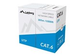 Nätverkskabel - Lanberg bulk cable - 305 m - grey RAL 7035 - Grå - 305m - LCU6-10CC-0305-S