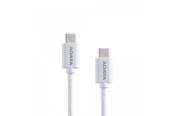 USB-kabel - A-Data ADATA - USB-C cable - 24 pin USB-C to 24 pin USB-C - CACC-200PN-WH