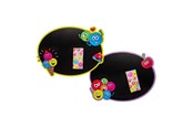 Utomhuslek - Duckiez Chalkboard with Chalk - Smiley Face - 6390
