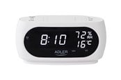 Decoration - Adler - alarm clock - electronic - desktop - white - AD 1186w