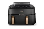 Andra köksapparater - Philips 5000 Series NA552 - double hot air fryer - black stainless steel - NA552/00
