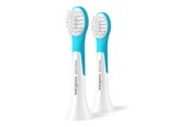 Tandborste - Philips Borsthuvuden Sonicare For Kids HX6032 - replacement brushhead - white/sea - HX6032/90