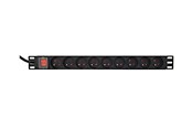 Strömkabel (extern) - Gembird EnerGenie EG-PDU-9F2F - power distribution unit - 16A - 3500 Watt - EG-PDU-9F2F
