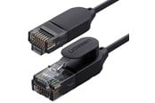 Nätverkskabel - UGREEN cable internet network cable Ethernet patchcord RJ45 Cat 6A UTP 1000Mbps 3m black (70653) - Grå - 3m - 70653