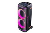 Bärbar & festhögtalare - DENVER BPS-470 - Bluetooth Party Speaker with LED light & 2 x 10" woofers -  Black - BPS-470