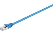 Nätverkskabel - Fuj:tech CAT6A S/FTP network cable 10 m blue - Blå - 10 meter - 902779