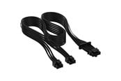 Strömkabel (intern) - Corsair - power cable - 12VHPWR to 8 pin PCIe power - 65 cm - CP-8920323