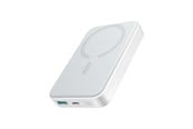 PowerBank - Joyroom Powerbank JR-W020 20W 10000mAh MagSafe + USB-C - USB-C cable 0.25m - white PowerBank - Vit - 10000 mAh - 6941237166401