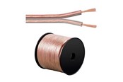 Ljudkabel - Pro speaker cable 2x4mm 100.0m transparent on a reel - 98400T
