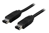 USB-kabel - InLine FireWire cable 6-pin male - 6-pin male 2 m black - FW-2
