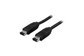 USB-kabel - InLine firewire cable 6-PIN male - 6-PIN male 4.5 m black - FW-4