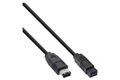 USB-kabel - InLine FireWire 400 to 800 1394 cable 6/9-pin 5 m - FW-84