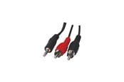 Ljudkabel - InLine 2 x RCA male - 3.5 mm male cable 5 m - MM-142