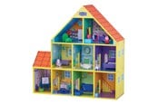 Träleksaker - Spectron Peppa Pig Wooden Dollhouse with 9 Rooms - GP27952