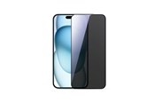 Mobiltelefontillbehör-Skyddsfilm - Joyroom JR-MLG0282 2.5D Dustproof Privacy Tempered Glass with Black Frame for iPhone 15 Plus/16 Plus - JR-MLG0282
