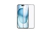 Mobiltelefontillbehör-Skyddsfilm - Joyroom JR-MLG0286 2.5D Anti-Blue Light + Dustproof Tempered Glass with Black Frame for iPhone 15 Plus/16 Plus - JR-MLG0286