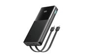 PowerBank - Joyroom JR-PBF19 22.5W 10000mAh Powerbank with Two Built-in Cables - Black PowerBank - Svart - 10000 mAh - JR-PBF19