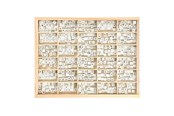 Hobby Tillbehör - Creativ Company - Wooden Letter Beads White A-Z 750 pcs. - 68982