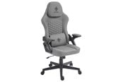 Gamingstol - Deltaco DC130 Gaming Gaming Stol - Grå - Tyg - GAM-180-LG