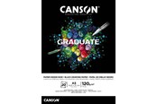 Konst- och hantverksmaterial - Canson Graduate Black Paper Pad A5 120G 20 SH - 17-400110385