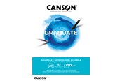 Konst- och hantverksmaterial - Canson Graduate Watercolour Pad A3 250G 20 SH - 17-400110375