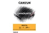Konst- och hantverksmaterial - Canson Graduate Bristol A3 180G Pad 20 SH - 17-400110384