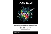 Konst- och hantverksmaterial - Canson Graduate Black Paper Pad A4 120G 20 SH - 17-400110386