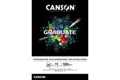 Konst- och hantverksmaterial - Canson Graduate Black Paper Pad A3 120G 20 SH - 17-400110387