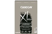 Konst- och hantverksmaterial - Canson XL Sand Grain A4 160G Grey Spiral 40 SH - 17-400110395