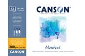 Konst- och hantverksmaterial - Canson Montval CP 19x24 cm 300G Block 12 SH - 17-200006533