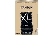 Konst- och hantverksmaterial - Canson XL Kraft LD A4 90G Spiral 60 SH - 17-400039141