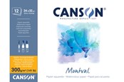 Konst- och hantverksmaterial - Canson Montval CP 24x32 cm 300G Pad 12 SH - 17-200807319