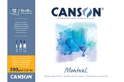 Konst- och hantverksmaterial - Canson Montval CP 36x48 cm 300G Pad 12 SH - 17-200807321