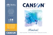 Konst- och hantverksmaterial - Canson Montval CP 32x41 cm 200G Pad 100 SH - 17-200807356