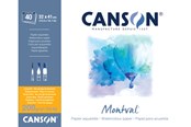 Konst- och hantverksmaterial - Canson Montval CP 32x41 cm 200G Pad 40 SH - 17-200807359