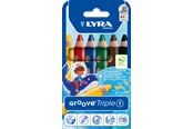 Konst- och hantverksmaterial - Lyra Groove Triple 1 6 pcs - 1-3831060