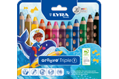 Konst- och hantverksmaterial - Lyra Groove Triple 1 12 pcs - 1-3831120
