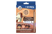 Skriv- och ritverktyg - Lyra Color Giant Skin Tones 12 pcs BL - 1-3931124