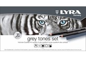 Konst- och hantverksmaterial - Lyra Hard Pastel Grey Tones Set 12 pcs - 1-5641122