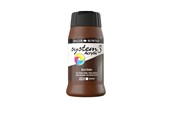 Konst- och hantverksmaterial - Daler-Rowney System3 500 ml Burnt Umber - 16-129500223