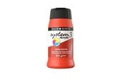 Konst- och hantverksmaterial - Daler-Rowney System3 500 ml Cadmium Scarlet Hue - 16-129500511