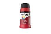 Konst- och hantverksmaterial - Daler-Rowney System3 500 ml Crimson - 16-129500513