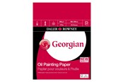 Konst- och hantverksmaterial - Daler-Rowney Georgian Oil Paper Pads 12 Sheets 290G 12x9" - 16-403611700