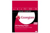 Konst- och hantverksmaterial - Daler-Rowney Georgian Oil Paper Pads 12 Sheets 290G 20x16" - 16-403612700