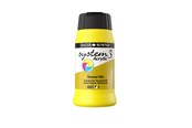Konst- och hantverksmaterial - Daler-Rowney System3 500 ml Fluorescent Yellow - 16-129500681
