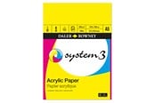 Konst- och hantverksmaterial - Daler-Rowney System3 Acrylic Pad 20 Sheets 230G A5 - 16-403600500