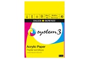Konst- och hantverksmaterial - Daler-Rowney System3 Acrylic Pad 20 Sheets 230G A3 - 16-403600300