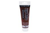Konst- och hantverksmaterial - Daler-Rowney Graduate Acrylic 120 ml Burnt Umber - 16-123120225