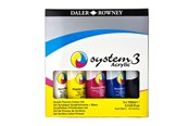 Konst- och hantverksmaterial - Daler-Rowney System3 Jumbo Process Set 5x150 ml - 16-129100150